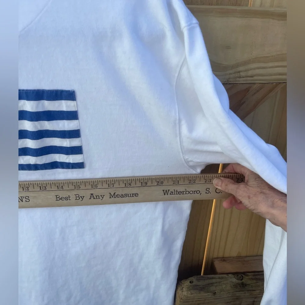 Vintage Ensign Sport Flag Pullover Men’s L White 100% Cotton nautical cool
24 - Picture 7 of 8